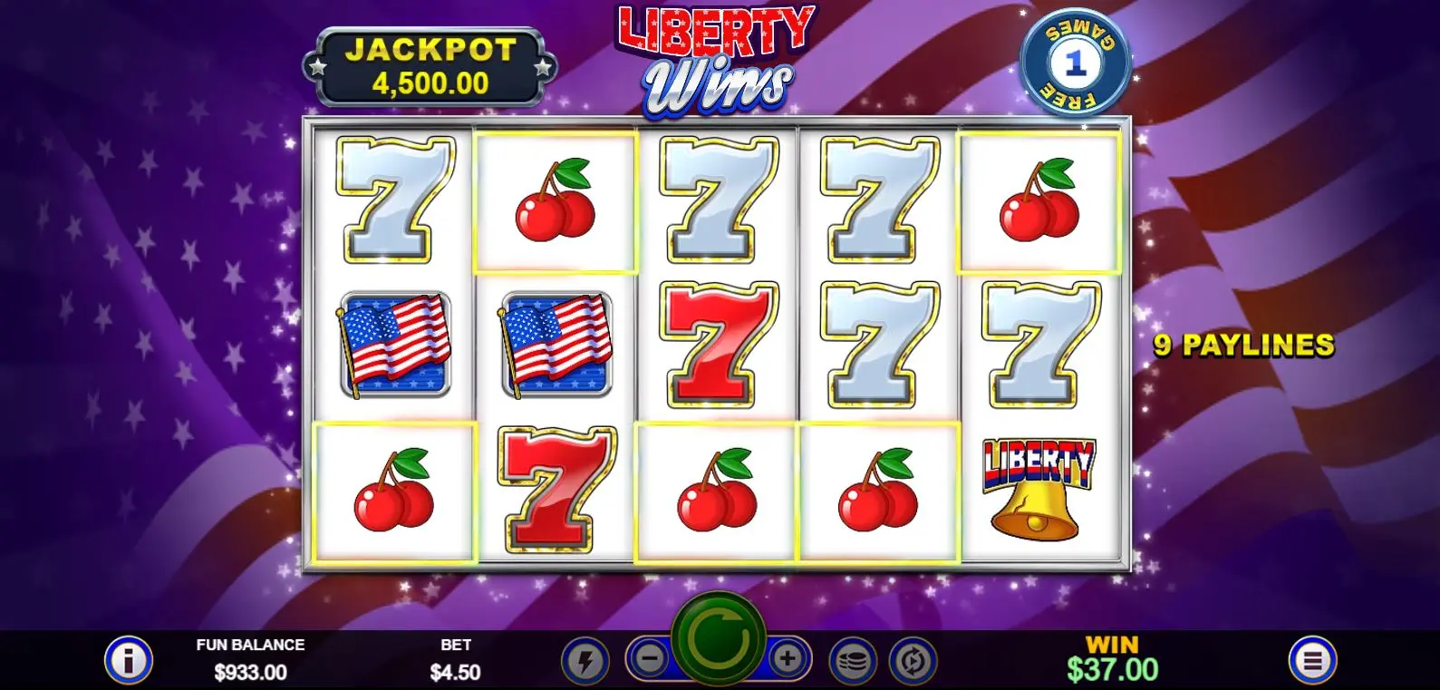 Liberty Wins Free Games