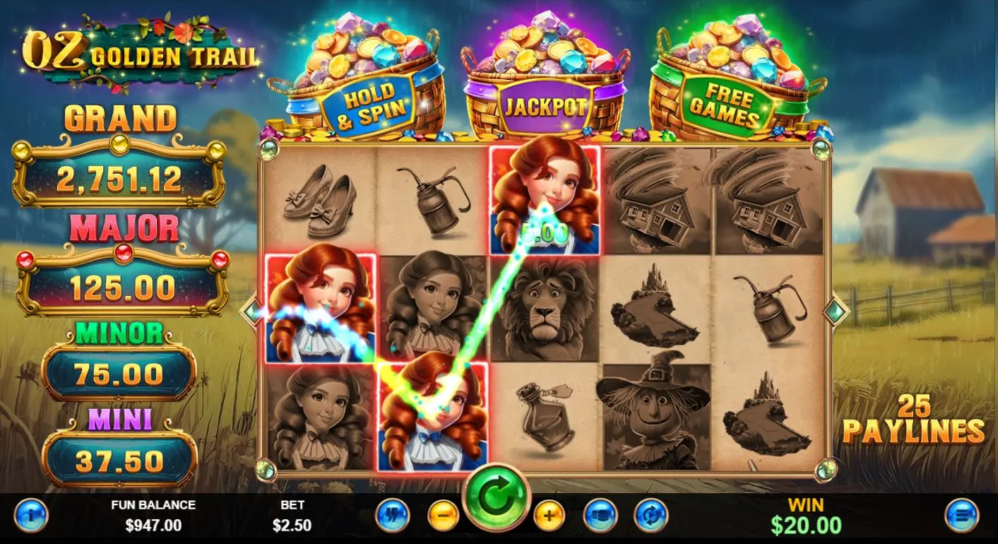 Oz Golden Trail Main Features