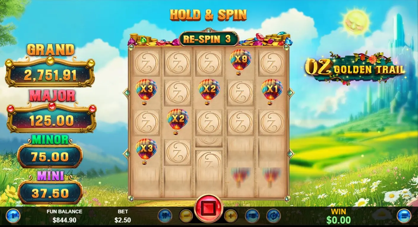 Oz Golden Trail Hold & Spin