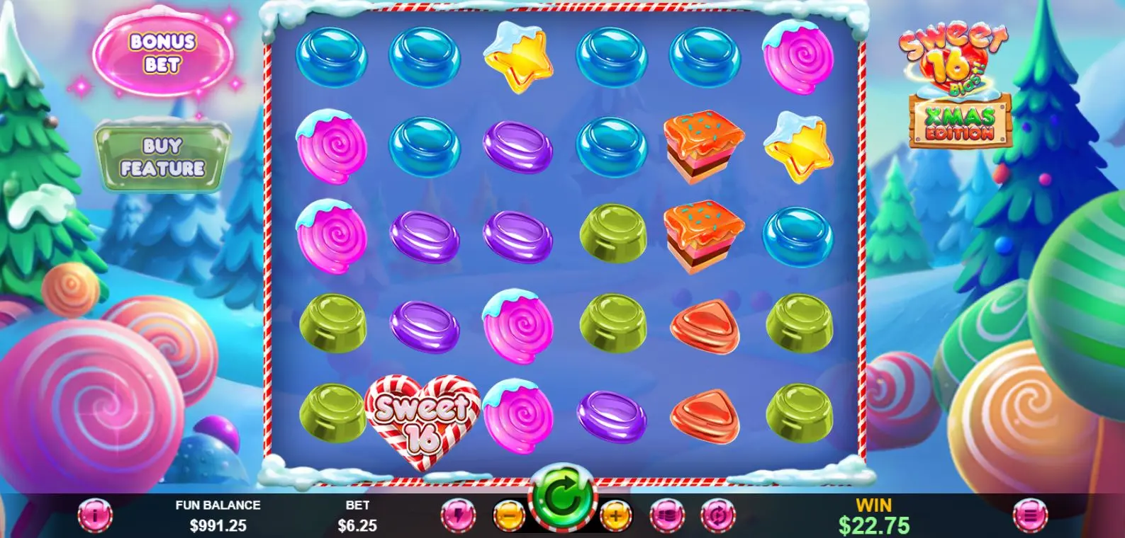 Sweet 16 Blast! XMAS Edition Bonus Bet