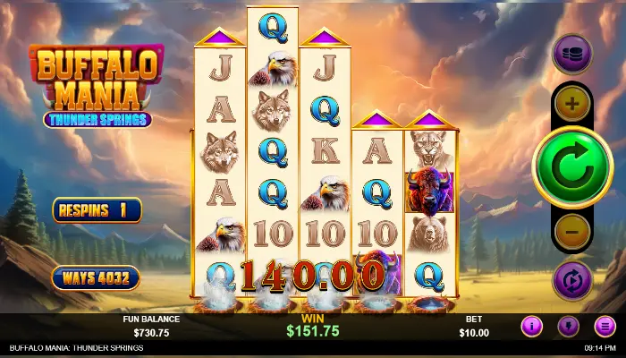 Buffalo Mania Thunder Springs News Geyser Eruption Expansion