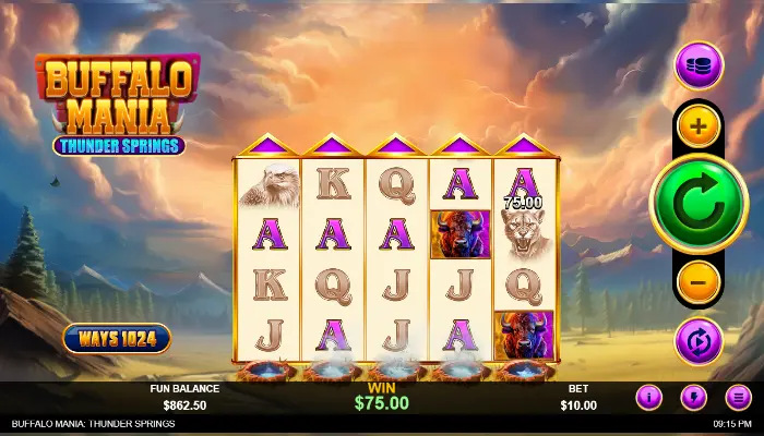 Buffalo Mania Thunder Springs News Main Features