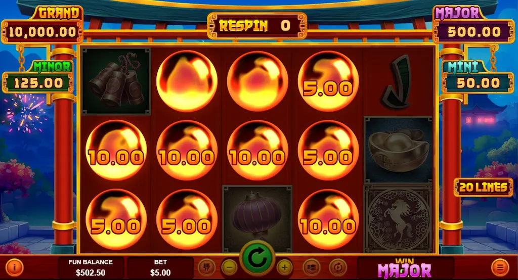 Blazing Horse Hold & Spin