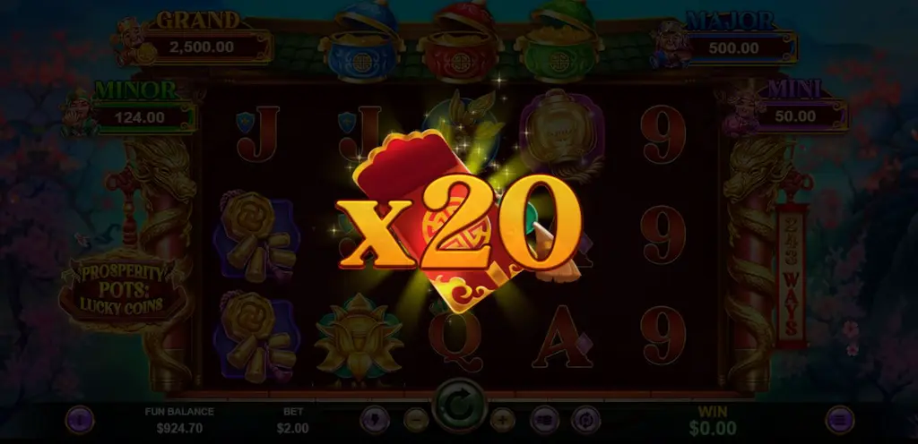 Prosperity Pots: Lucky Coins Red Mystery Envelope