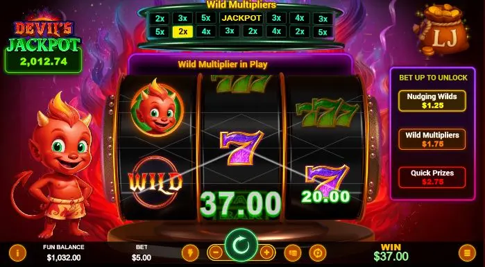 Devils Jackpot OCG News Feature Unlock