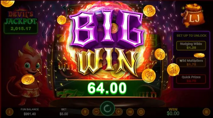 Devil's Jackpot OCG News Instant Win