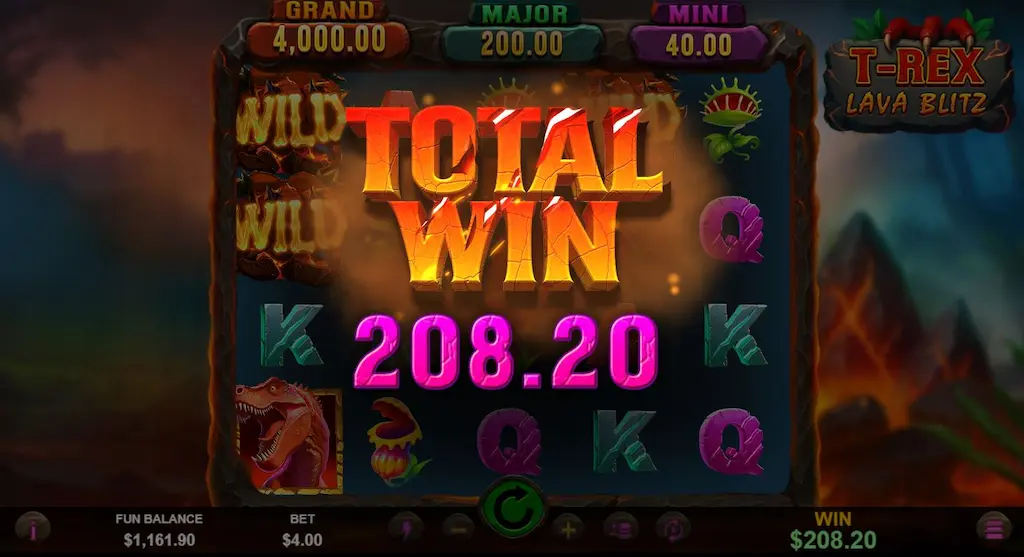 T-Rex Lava Blitz OCG Main Features