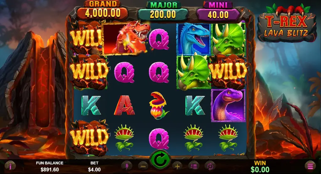 T-Rex Lava Blitz OCG T-Rex Chase