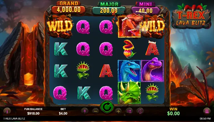 T-Rex Lava Blitz OCG News Moving Wild