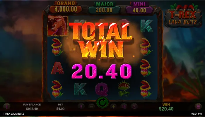 T-Rex Lava Blitz OCG News gameplay