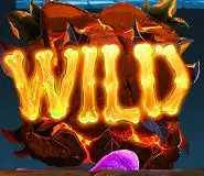 T-Rex Lava Blitz Wild Symbol