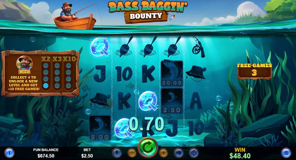 Bass Baggin' Bounty Free Games