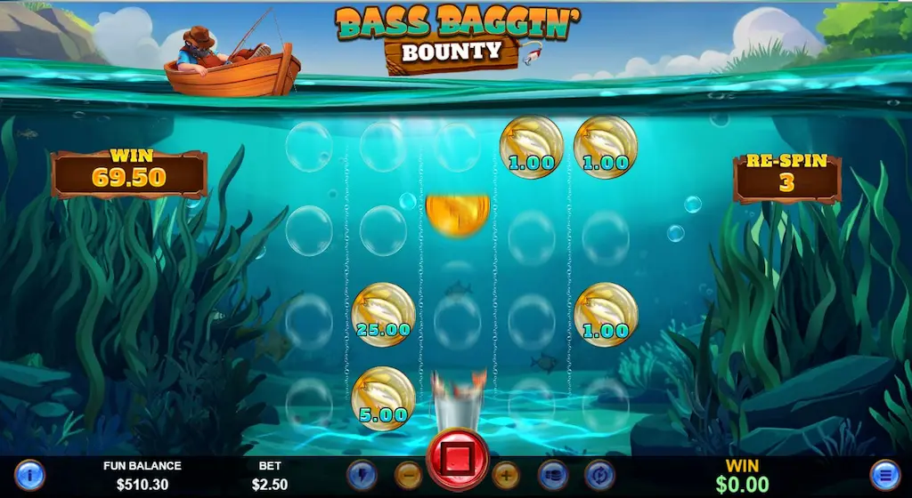Bass Baggin' Bounty Hold & Spin