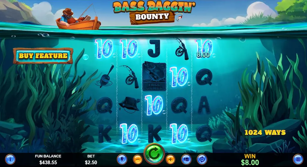 Bass Baggin' Bounty Main Features