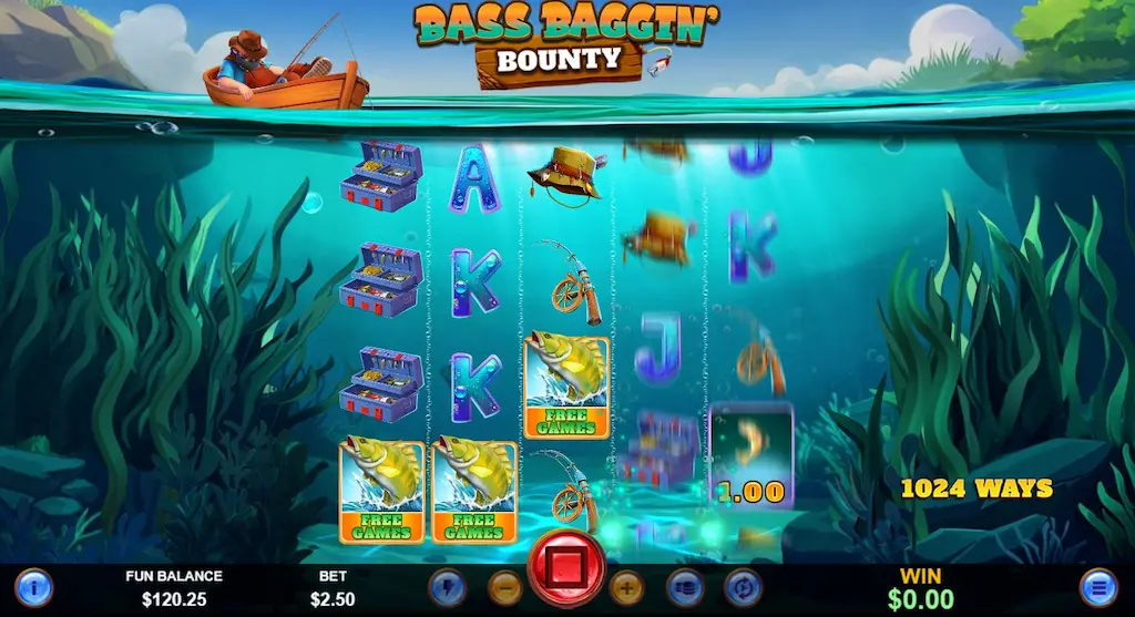 Bass Baggin' Bounty Scatter Respins