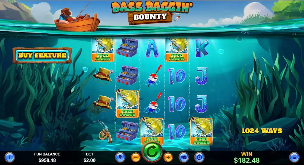 Bass Baggin' Bounty pay table