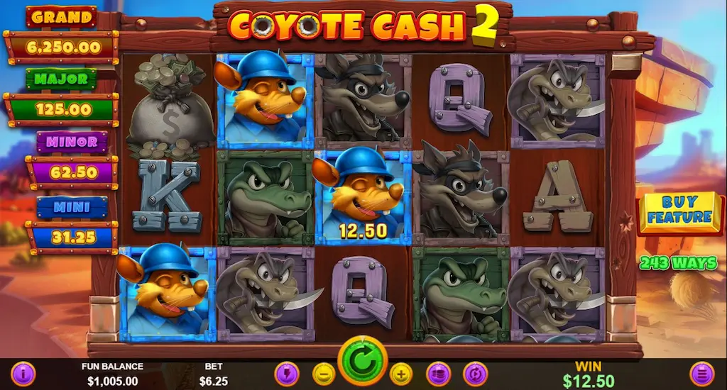 Coyote Cash 2 main features