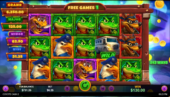 Coyote Cash 2 OCG News Free Games