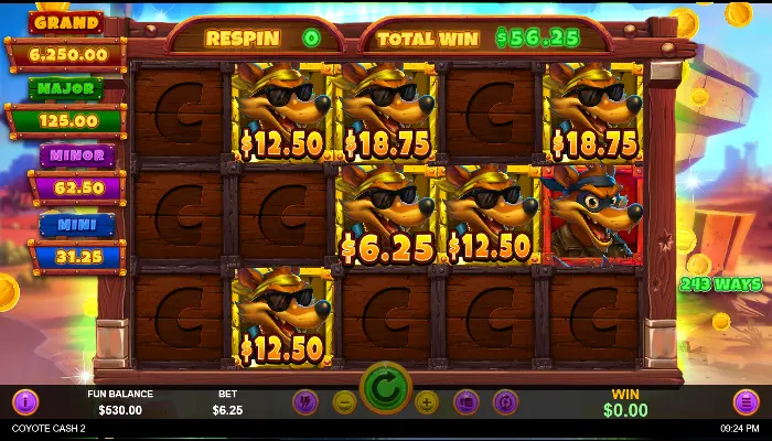 Coyote Cash 2 OCG News Hold & Spin