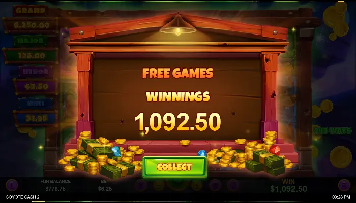 Coyote Cash 2 OCG News gameplay