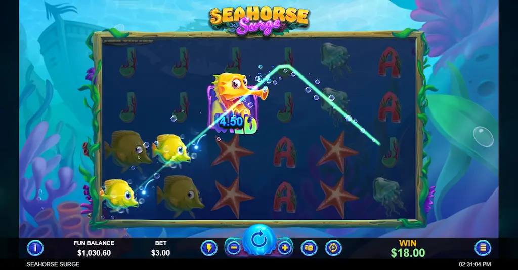 seahorse surge main features