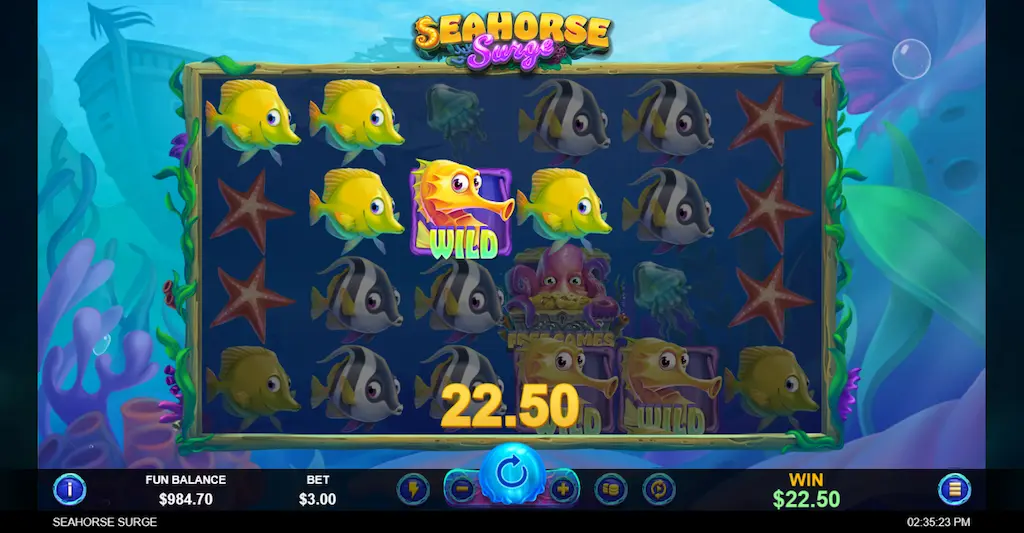seahorse surge pay table
