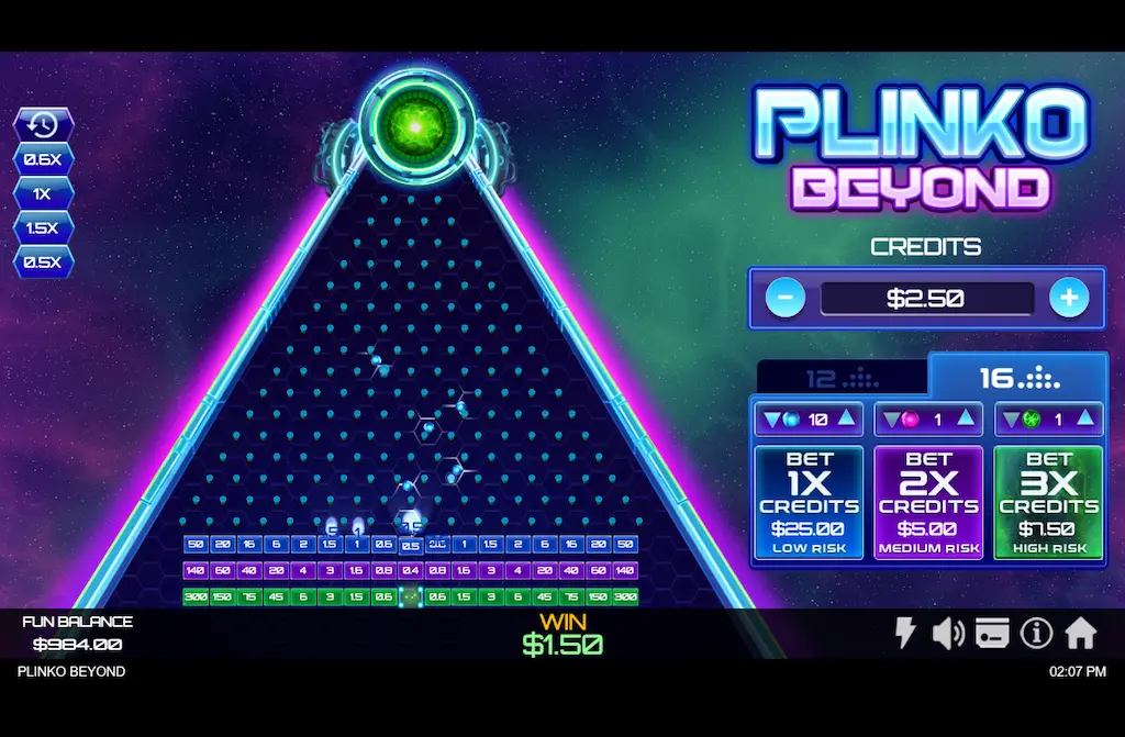 plinko beyond ocg main features