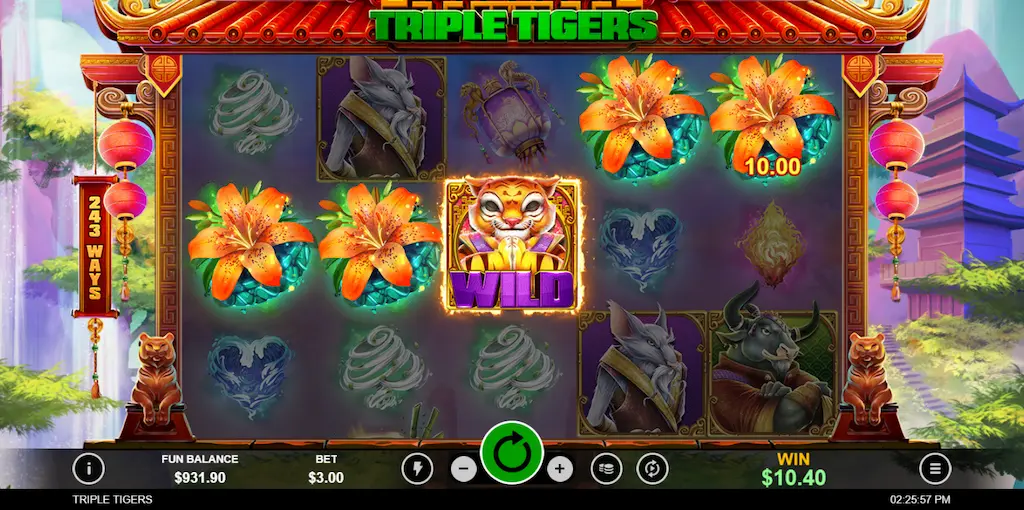 triple tigers main features ocg 