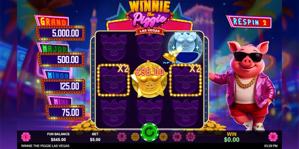 winnie the piggie las vegas hold & spin