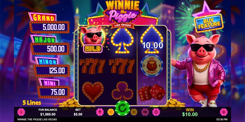 winnie the piggie las vegas jackpots