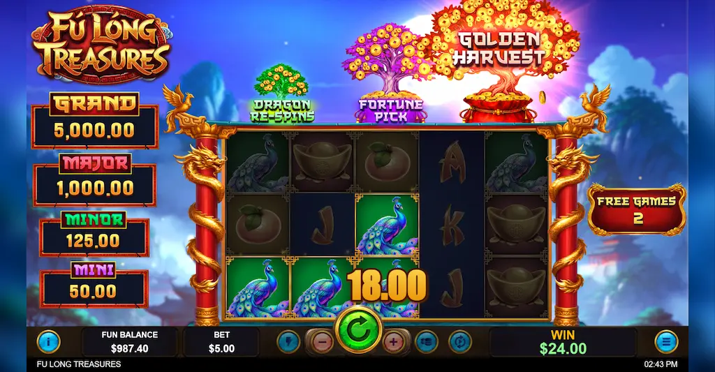fu long treasures news golden harvest
