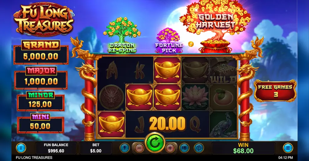 fu long treasures Golden Harvest
