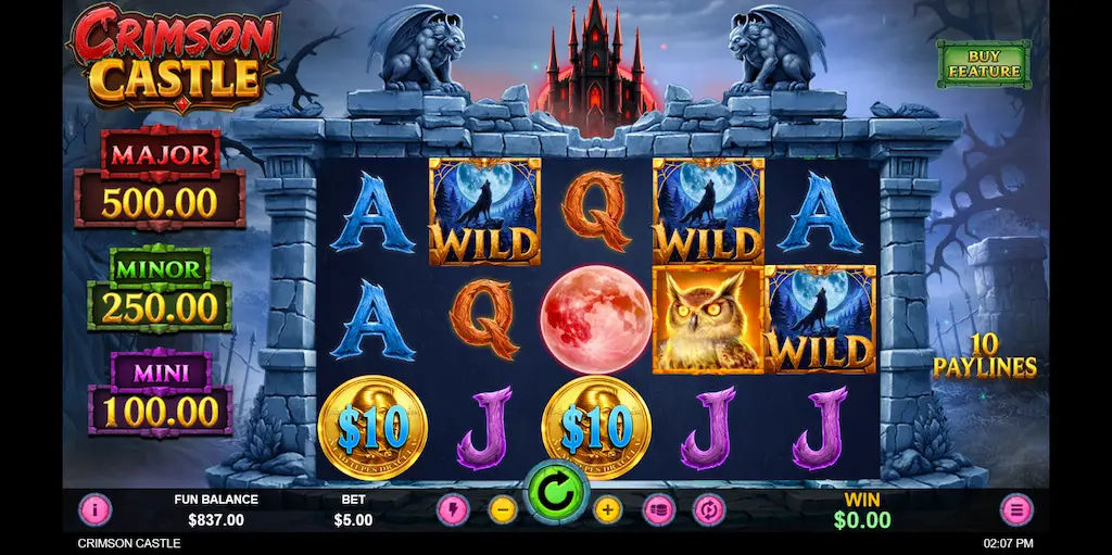 crimson castle triggering moon