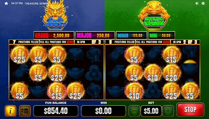 treasure sparks news twin boost