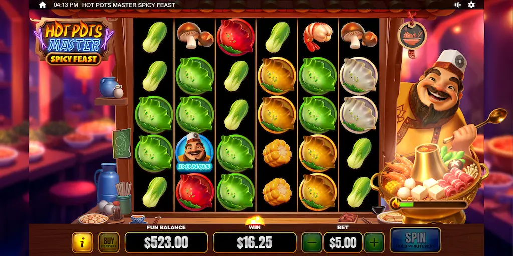 hot pots master spicy feast pay table