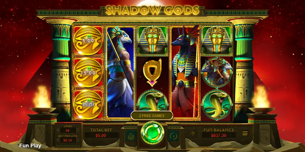 shadow gods wild reels